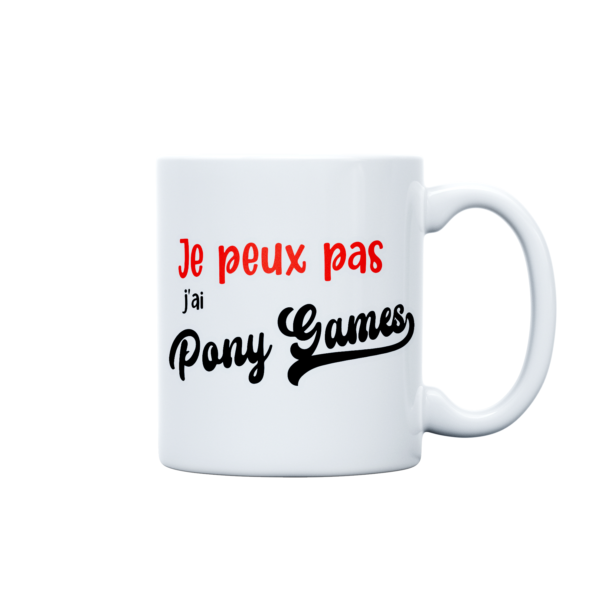 Je peux pas, j'ai Pony Games - MUG